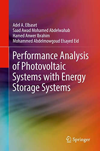 9783030208950: Performance Analysis of Photovoltaic Systems with Energy Storage Systems
