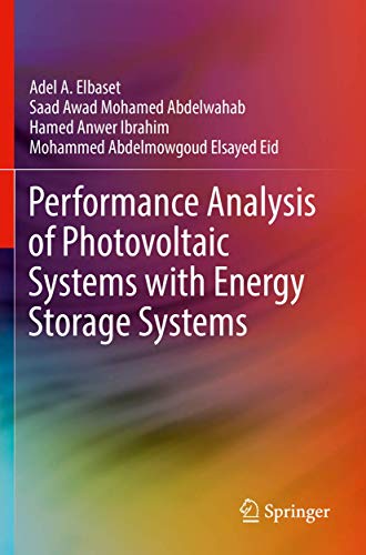9783030208981: Performance Analysis of Photovoltaic Systems with Energy Storage Systems