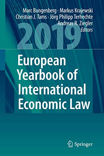 Beispielbild fr European Yearbook of International Economic Law 2019. zum Verkauf von Gast & Hoyer GmbH