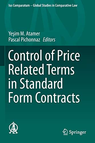 Stock image for Control of Price Related Terms in Standard Form Contracts.: for sale by Antiquariat im Hufelandhaus GmbH  vormals Lange & Springer