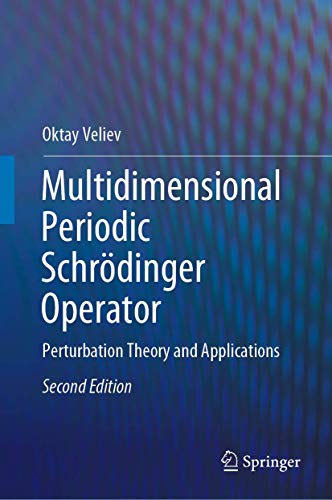 9783030245771: Multidimensional Periodic Schrdinger Operator: Perturbation Theory and Applications