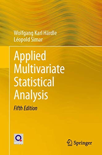 Stock image for Applied Multivariate Statistical Analysis for sale by Goodbooks Company