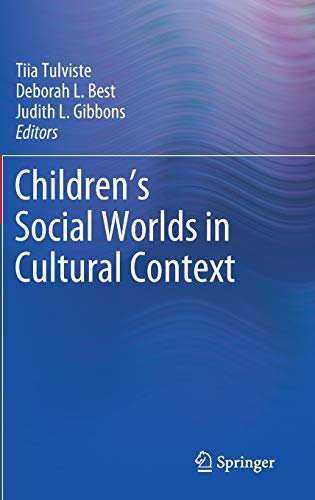Beispielbild fr Children's Social Worlds in Cultural Context. zum Verkauf von Gast & Hoyer GmbH