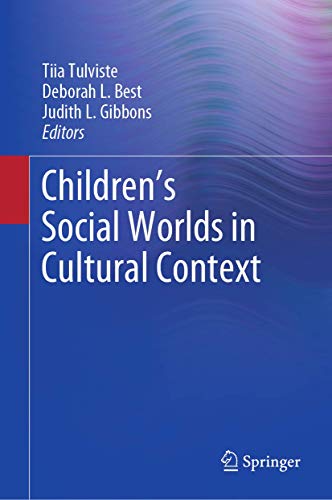 Stock image for Children's Social Worlds in Cultural Context. for sale by Gast & Hoyer GmbH