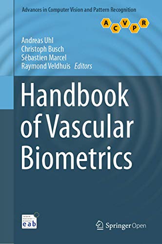 Stock image for Handbook of Vascular Biometrics. for sale by Antiquariat im Hufelandhaus GmbH  vormals Lange & Springer