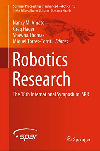 Stock image for Robotics Research : The 18th International Symposium ISRR for sale by Buchpark