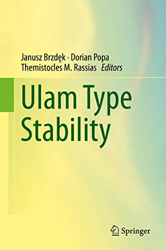 9783030289713: Ulam Type Stability