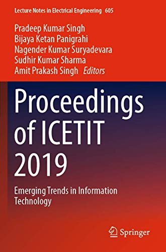 9783030305796: Proceedings of ICETIT 2019: Emerging Trends in Information Technology (Lecture Notes in Electrical Engineering, 605)
