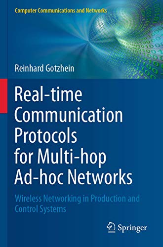9783030333218: Real-time Communication Protocols for Multi-hop Ad-hoc Networks: Wireless Networking in Production and Control Systems