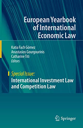 Imagen de archivo de International Investment Law and Competition Law. a la venta por Gast & Hoyer GmbH