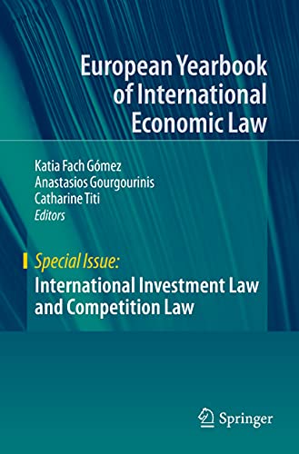 Imagen de archivo de International Investment Law and Competition Law (Special Issue) a la venta por Lucky's Textbooks