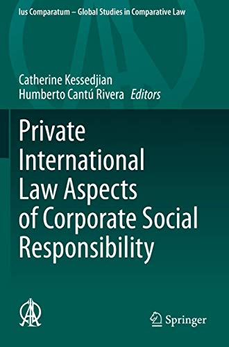 Stock image for Private International Law Aspects of Corporate Social Responsibility (Ius Comparatum - Global Studies in Comparative Law, 42) for sale by GF Books, Inc.