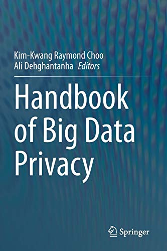 9783030385590: Handbook of Big Data Privacy
