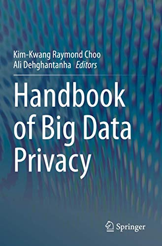 9783030385590: Handbook of Big Data Privacy