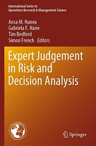 9783030464769: Expert Judgement in Risk and Decision Analysis