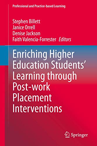 9783030480615: Enriching Higher Education Students Learning Through Post-work Placement Interventions