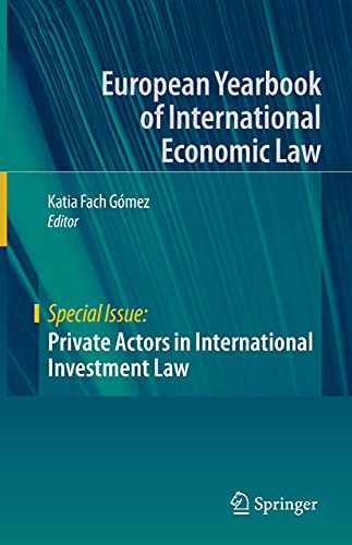 Imagen de archivo de Private Actors In International Investment Law a la venta por Basi6 International