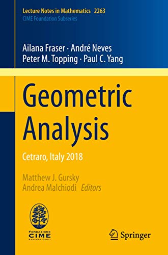 9783030537241: Geometric Analysis: Cetraro, Italy 2018