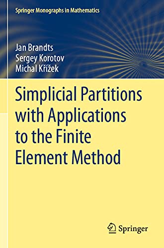 9783030556792: Simplicial Partitions with Applications to the Finite Element Method