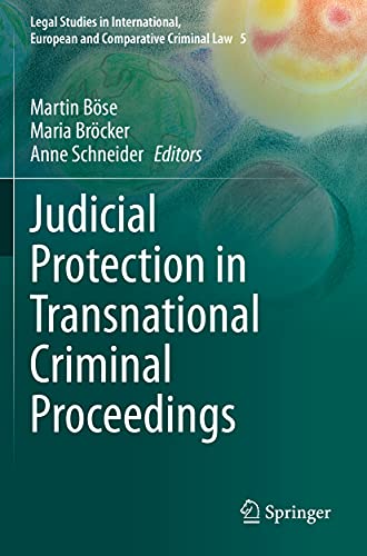 Stock image for Judicial Protection in Transnational Criminal Proceedings for sale by Ria Christie Collections