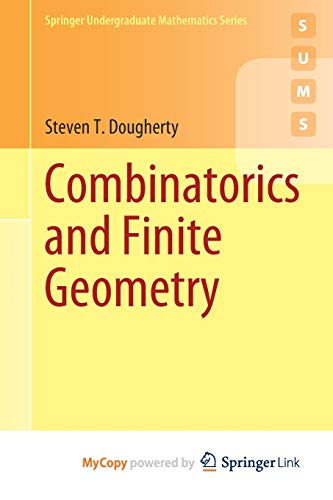 9783030563967: Combinatorics and Finite Geometry
