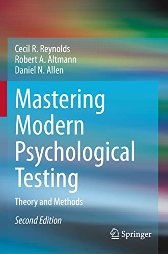 Beispielbild fr Mastering Modern Psychological Testing: Theory and Methods zum Verkauf von BooksRun
