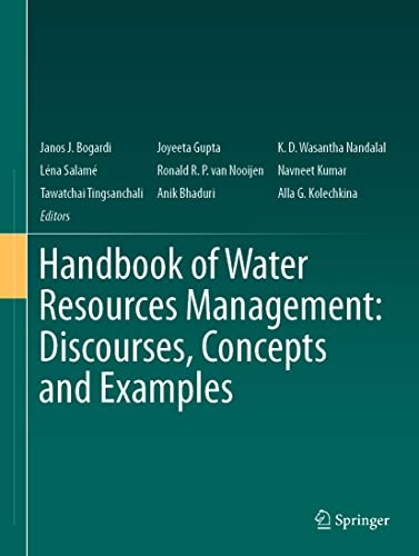 Imagen de archivo de HANDBOOK OF WATER RESOURCES MANAGEMENT DISCOURSES CONCEPTS AND EXAMPLES (HB 2021) a la venta por Romtrade Corp.