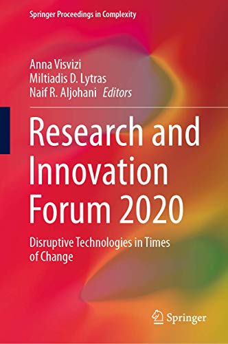 Stock image for Research and Innovation Forum 2020. Disruptive Technologies in Times of Change. for sale by Gast & Hoyer GmbH