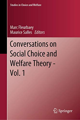 Imagen de archivo de Conversations on social choice and welfare theory - Vol. 1. a la venta por Antiquariat im Hufelandhaus GmbH  vormals Lange & Springer