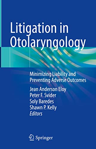 Beispielbild fr Litigation in Otolaryngology zum Verkauf von Blackwell's