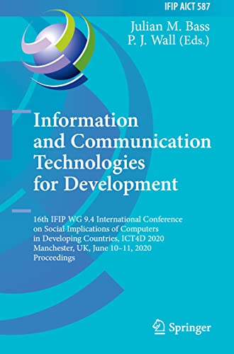 9783030658304: Information and Communication Technologies for Development (IFIP Advances in Information and Communication Technology)