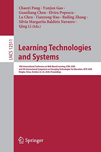 Imagen de archivo de Learning Technologies and Systems (Lecture Notes in Computer Science) a la venta por GF Books, Inc.