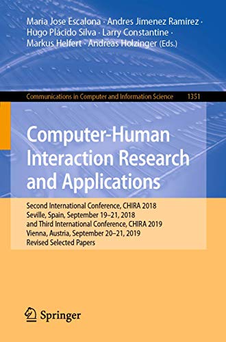 Immagine dell'editore per Computer-Human Interaction Research and Applications (Communications in Computer and Information Science) venduto da Ria Christie Collections