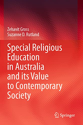 Stock image for Special Religious Education in Australia and its Value to Contemporary Society for sale by GF Books, Inc.