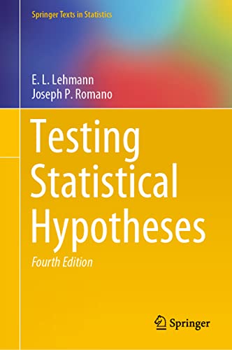 Beispielbild fr Testing Statistical Hypotheses: Volume I (Springer Texts in Statistics) zum Verkauf von GF Books, Inc.