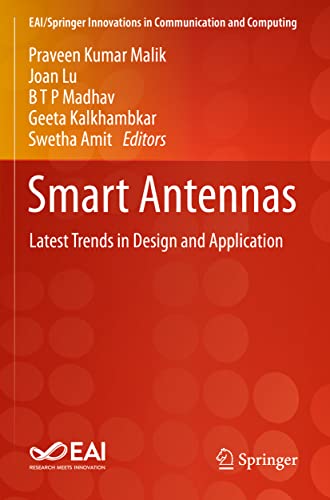9783030766382: Smart Antennas: Latest Trends in Design and Application (EAI/Springer Innovations in Communication and Computing)