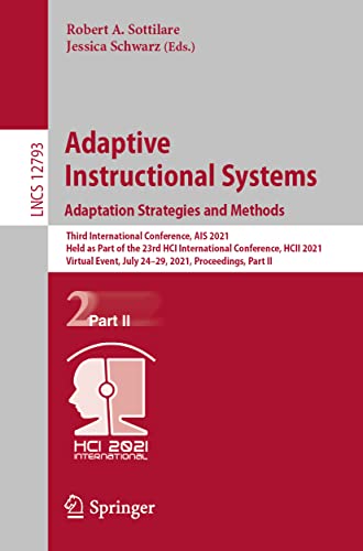 Stock image for Adaptive Instructional Systems. Adaptation Strategies and Methods (Information Systems and Applications, incl. Internet/Web, and HCI) for sale by Ria Christie Collections