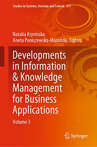 Beispielbild fr Developments in Information & Knowledge Management for Business Applications. Volume 3. zum Verkauf von Antiquariat im Hufelandhaus GmbH  vormals Lange & Springer