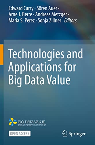 Imagen de archivo de Technologies and Applications for Big Data Value [Soft Cover ] a la venta por booksXpress