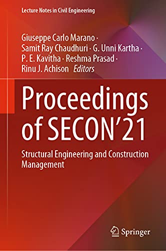 Imagen de archivo de Proceedings of SECON 21. Structural Engineering and Construction Management. a la venta por Gast & Hoyer GmbH