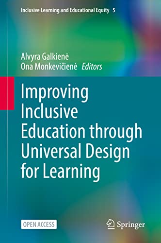 Stock image for Improving Inclusive Education through Universal Design for Learning (Inclusive Learning and Educational Equity, 5) for sale by Mispah books