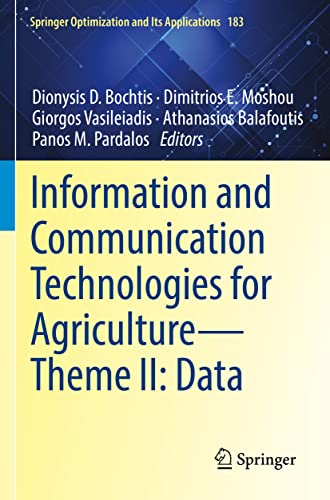 9783030841508: Information and Communication Technologies for Agriculture—Theme II: Data: 183