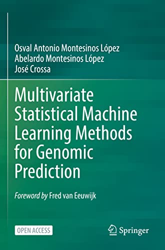 9783030890124: Multivariate Statistical Machine Learning Methods for Genomic Prediction