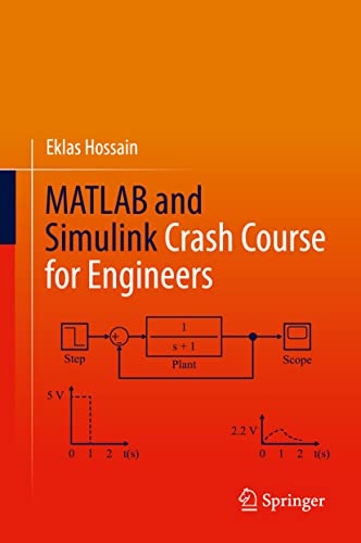 Beispielbild fr MATLAB AND SIMULINK CRASH COURSE FOR ENGINEERS, zum Verkauf von Romtrade Corp.
