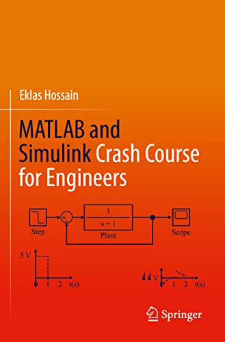 9783030897642: MATLAB and Simulink Crash Course for Engineers