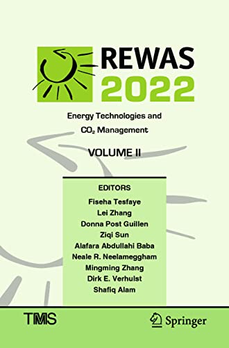 9783030925611: REWAS 2022: Energy Technologies and CO2 Management (Volume II)