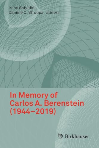 9783030955793: In Memory of Carlos A. Berenstein (1944-2019)