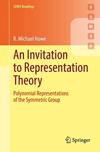 Stock image for An Invitation to Representation Theory for sale by PBShop.store US