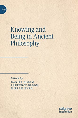9783030989033: Knowing and Being in Ancient Philosophy