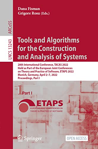 Imagen de archivo de Tools and Algorithms for the Construction and Analysis of Systems (Lecture Notes in Computer Science) a la venta por Lucky's Textbooks